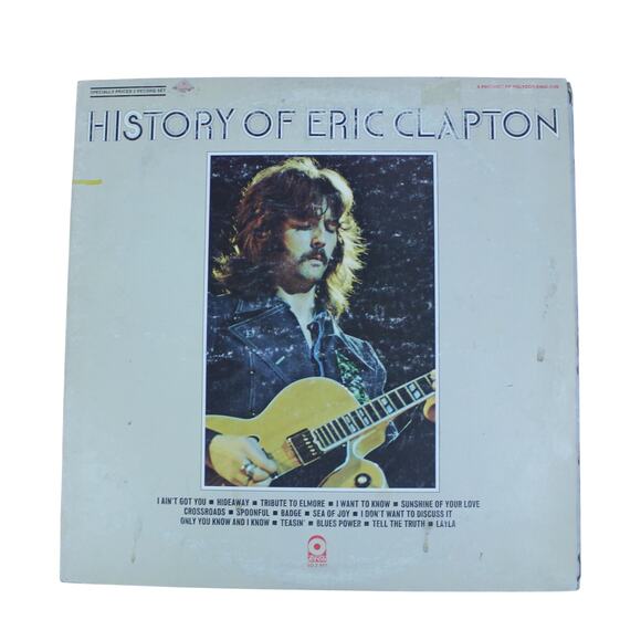 History of Eric Clapton Vinyl Record Album Gatefold ATCO SD2-803 1972 - Picture 1 of 14